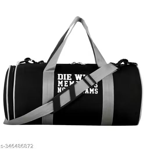 Gym bag with separate shoe compartment